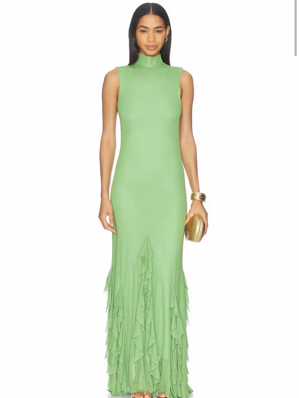 Especia - Aneta Mountain Long Dress in Green - Revolve NWT!